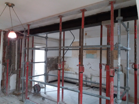 Picard Sdr Entreprise De Maconnerie Monnieres Ouverture Mur Porteur Et Pose D IPN 1